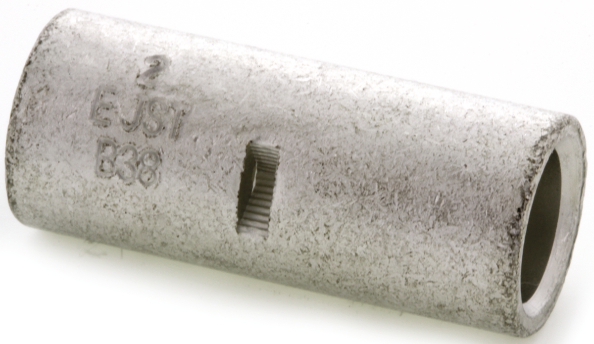 JST, C Butt Splice Connector, Uninsulated 2 AWG, 26.66 → 42.42 mm²
