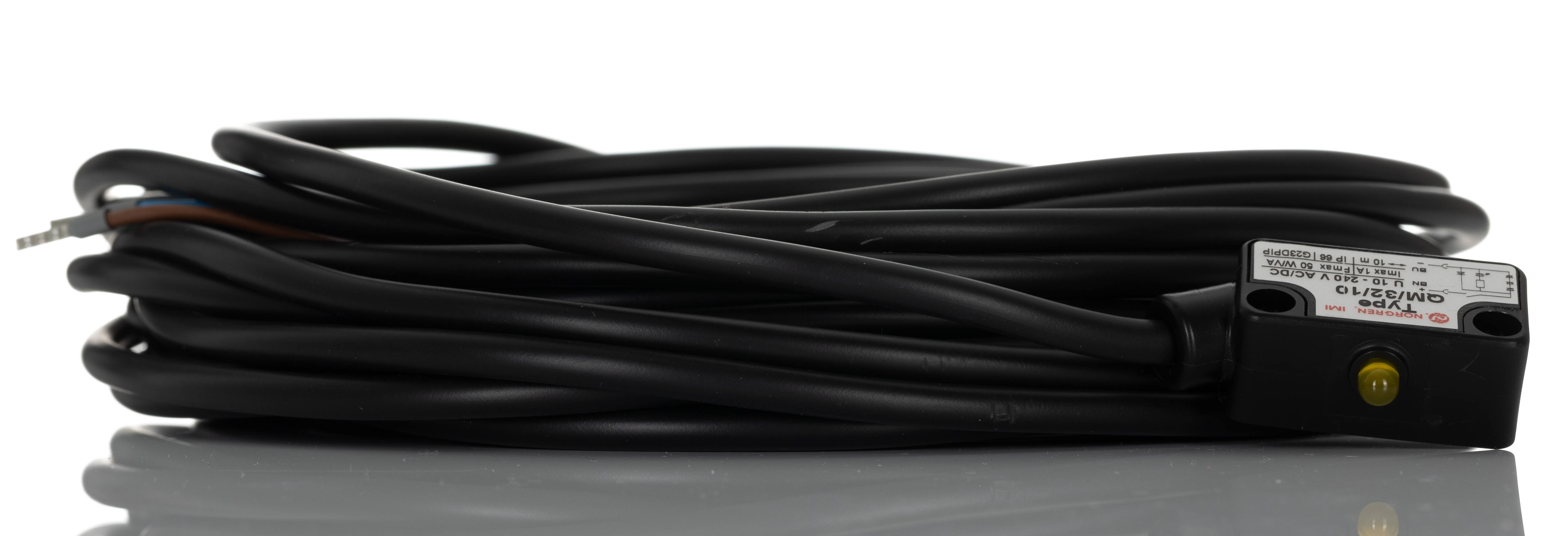 Norgren Reed Reed Switch, IP66, 10 → 240V ac, NO Operation, QM/32, with LED indicator, QM/32