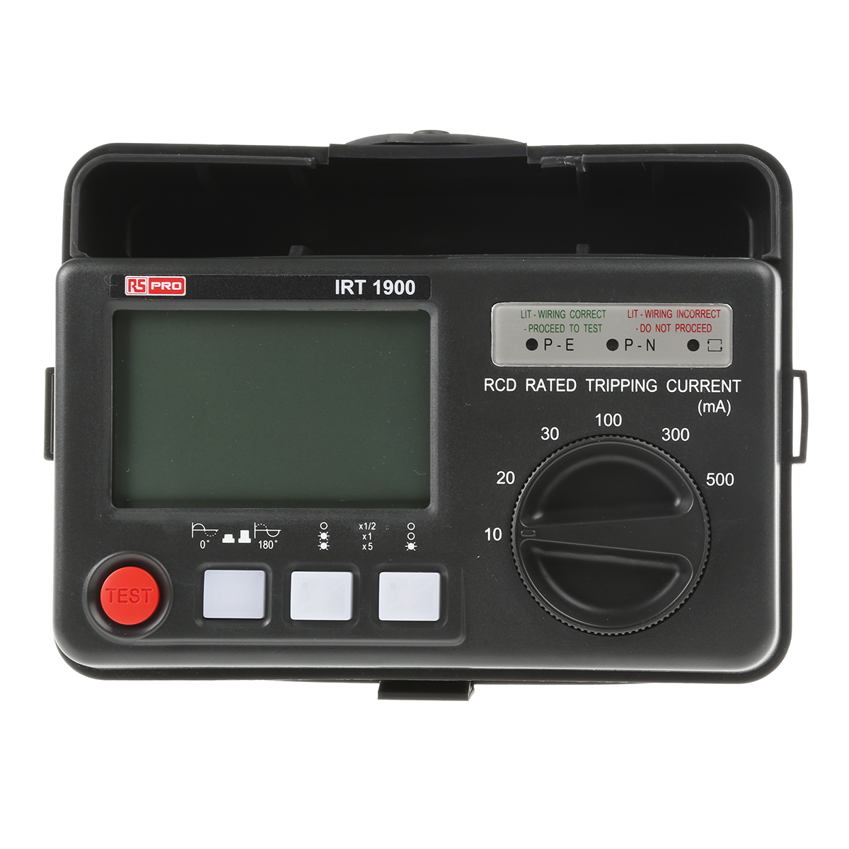 RS PRO Digital RCD Tester, RCD Test Type AC, RCD Test Current 10mA