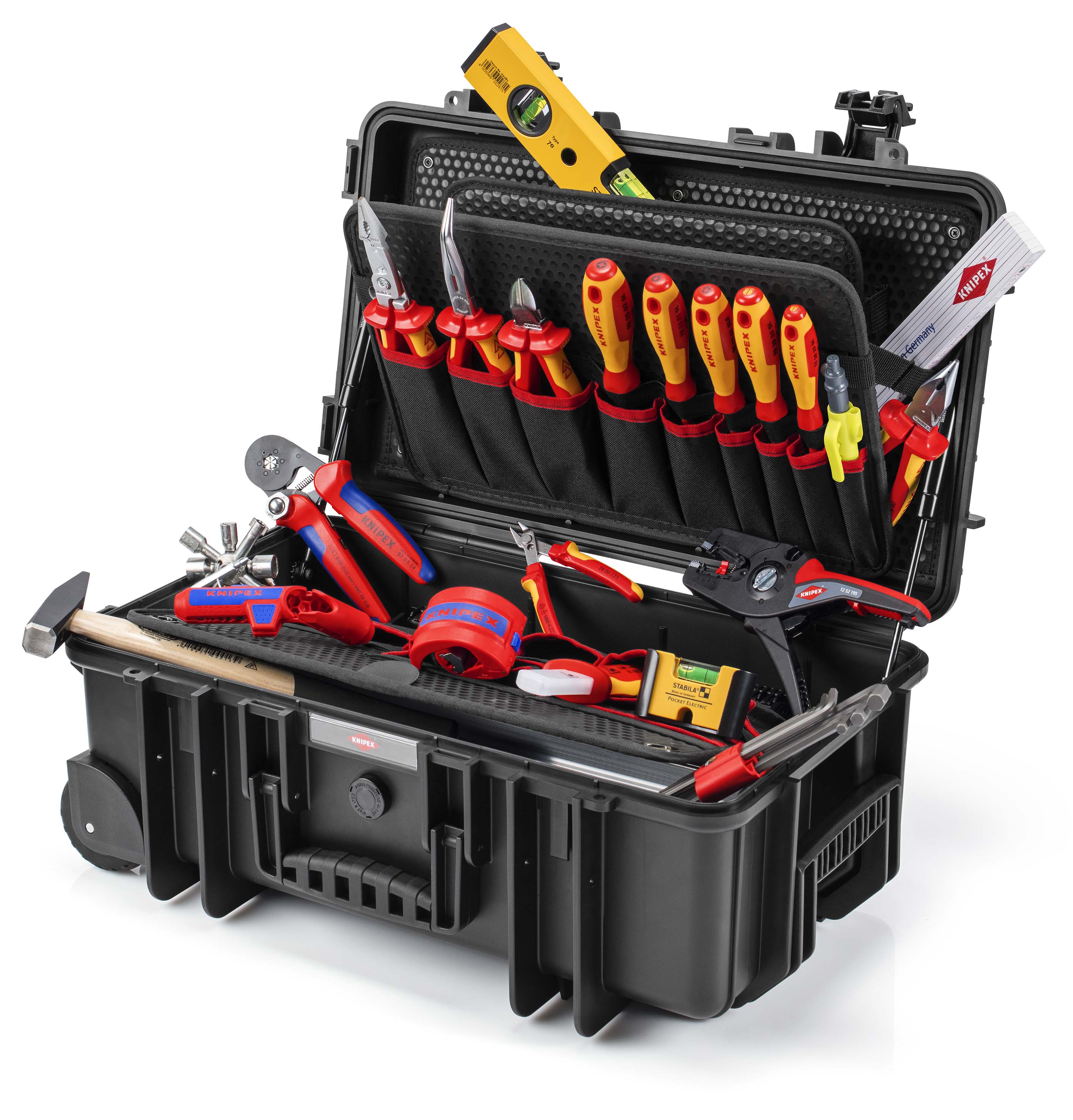 Knipex 22 Piece Electric Tool Case Tool Case with Case, Yes