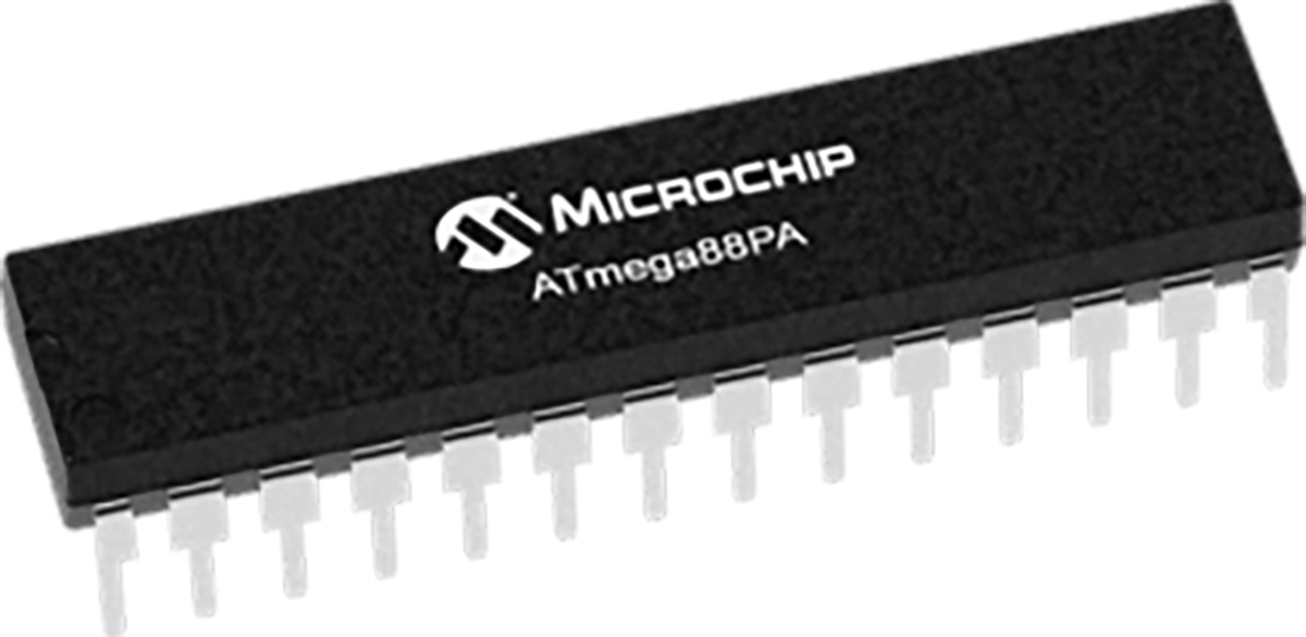 Microchip ATMEGA88PA-MU, 8 bit AVR, ATMEGA88PA Microcontroller, 20 MHz, 8kB FLASH, 32-Pin QFN