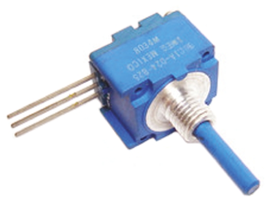 Bourns 91 50kΩ Rotary Potentiometer 1-Gang Panel Mount, 91A1A-B28-B18L