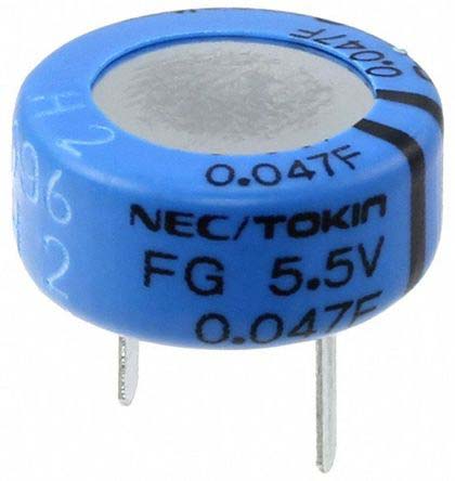 KEMET 47mF Supercapacitor -20 → +80% Tolerance, Supercap FG 5.5V dc, Through Hole