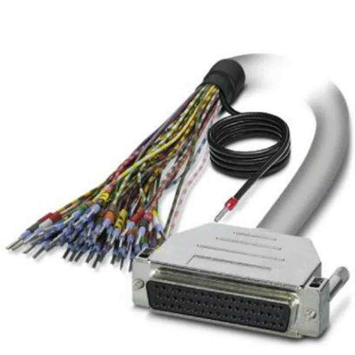 Phoenix Contact Female 50 Pin D-sub Unterminated Serial Cable, 1m, D50SUB Series