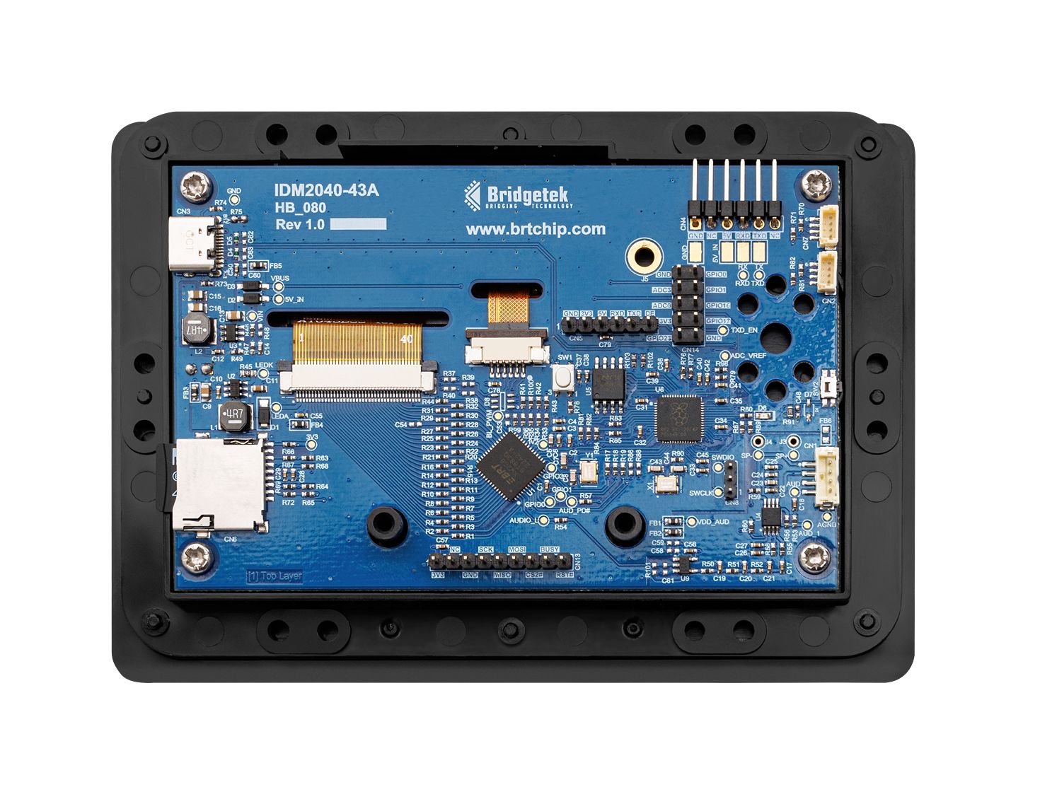 Bridgetek IDM2040-43A TFT LCD Display / Touch Screen, 4.3in, 480 x 272pixels