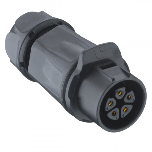 Lumberg Circular Connector, 4 Contacts, Cable, Socket, Female, IP67, 02 Series