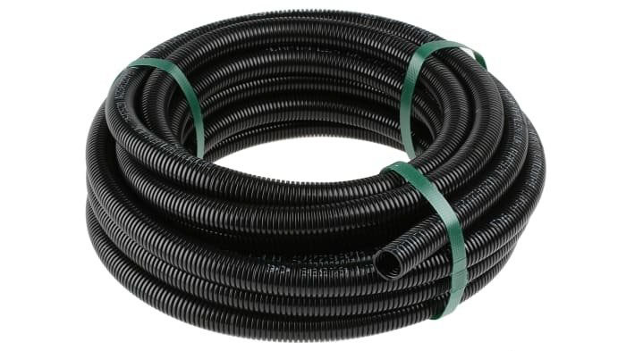 Adaptaflex Flexible Conduit, 21mm Nominal Diameter, Polyamide, Black