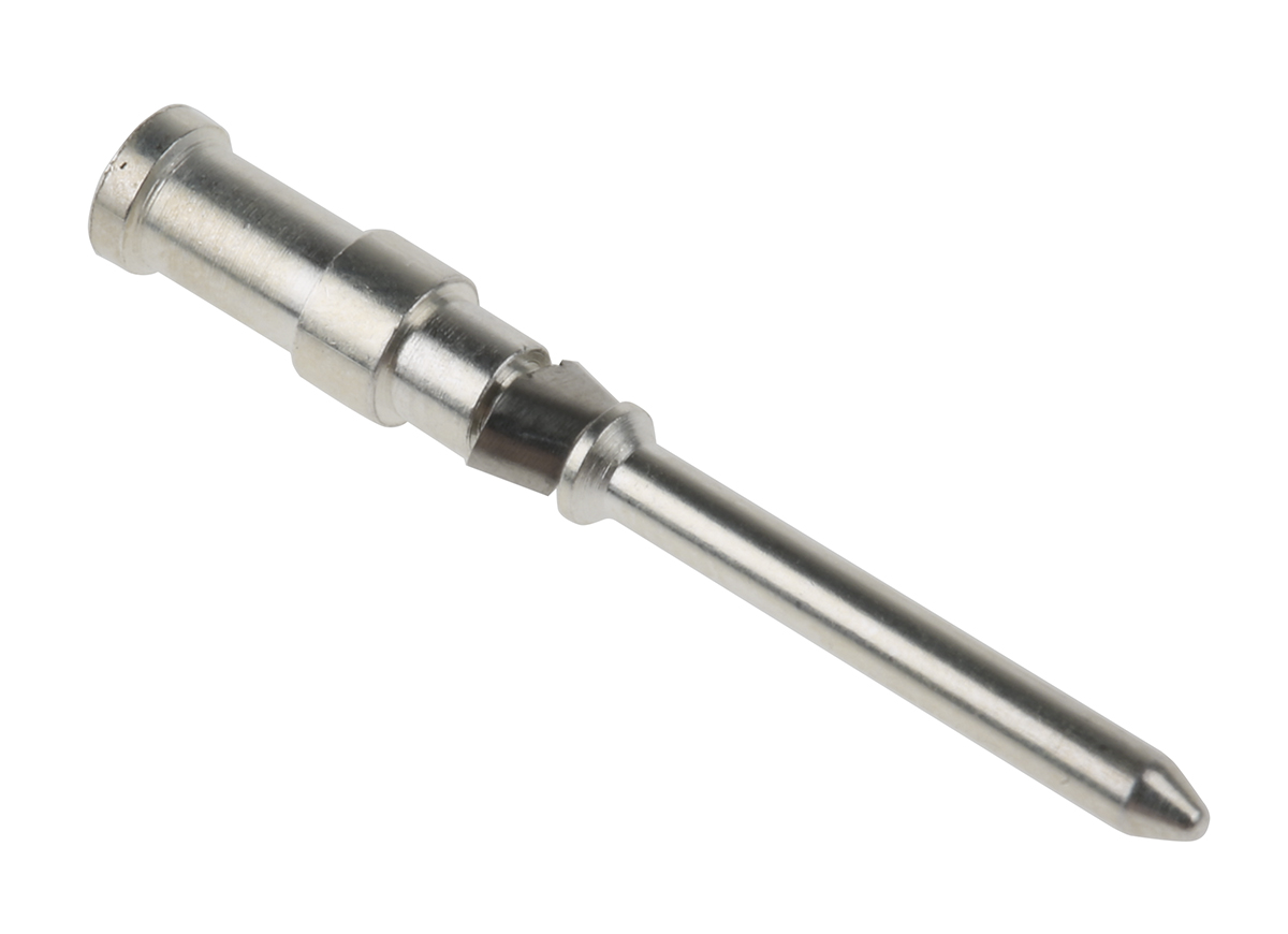 HARTING Han D Male 10A Crimp Contact Minimum Wire Size 0.14mm² Maximum Wire Size 0.37mm²