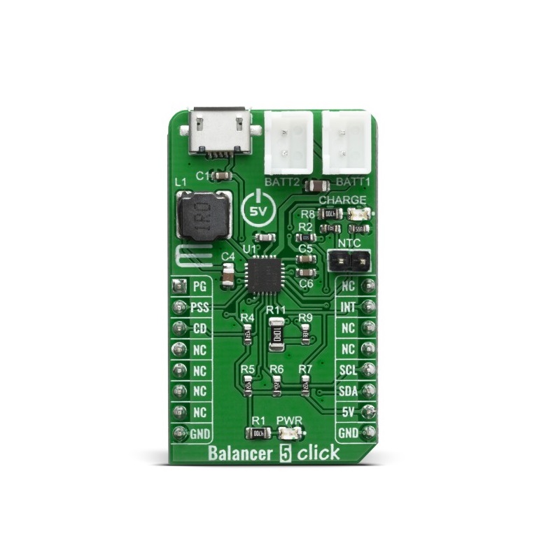 Brand-Rex Balancer 5 Click Battery Charger for BQ25887 for mikroBUSTM Socket