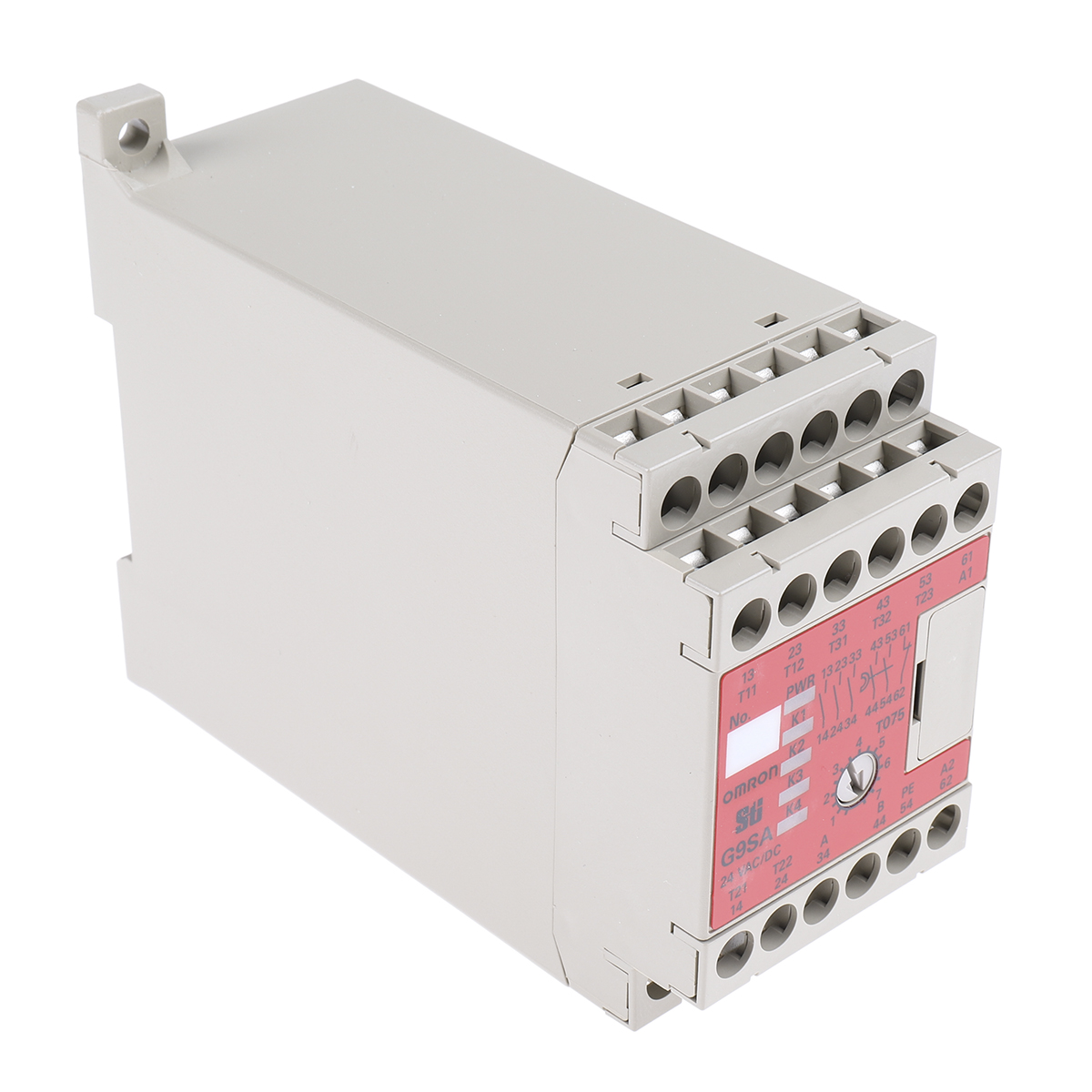 Omron G9SA 1 Auxiliary Contacts Safety Relay 24V ac/dc, Dual-Channel 3 Safety Contacts