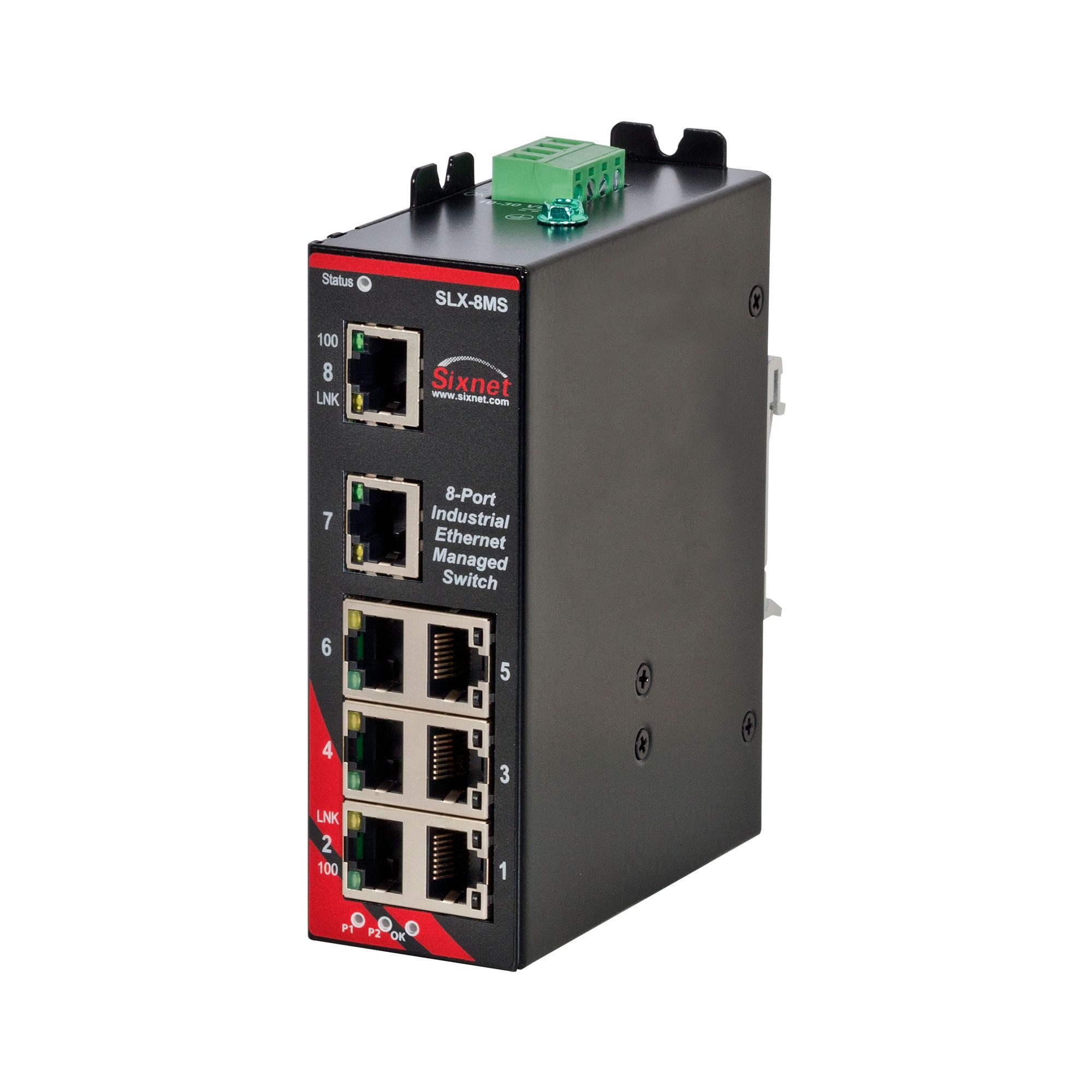 N-Tron SLX-8MS-1, Managed 8 Port Ethernet Switch RJ-45