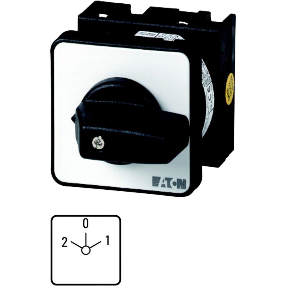 Eaton, 2P 3 Position 45° Changeover Cam Switch, 690V (Volts), 20A, Short Thumb Grip Actuator