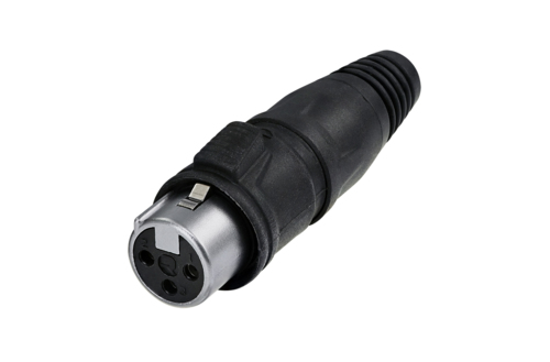 Re-An Products Socket Mount XLR Connector, Female, IP65, 3 Way