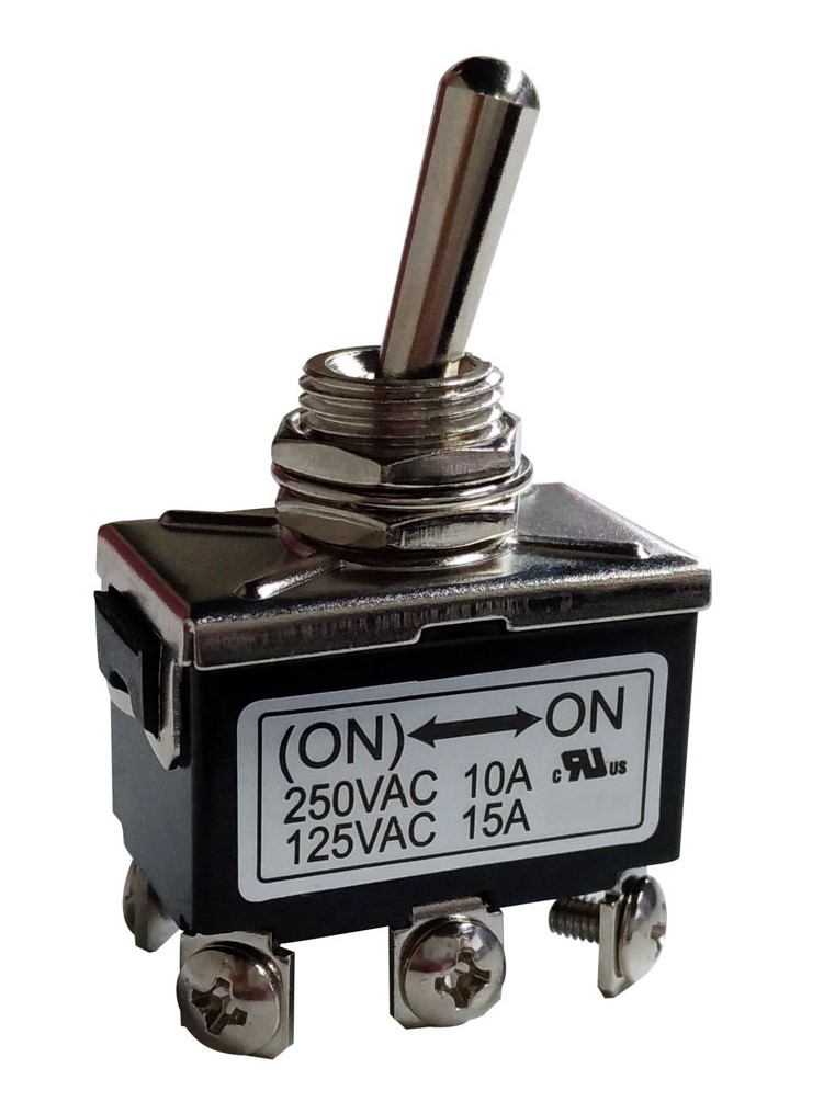 RS PRO Toggle Switch, PCB Mount, (On)-On, DPDT, Screw Terminal