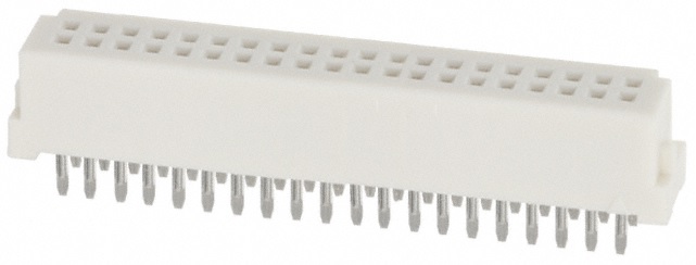 Hirose DF13 Series Straight Through Hole PCB Header, 40 Contact(s), 1.25 mm Pitch, 2 Row, Shrouded