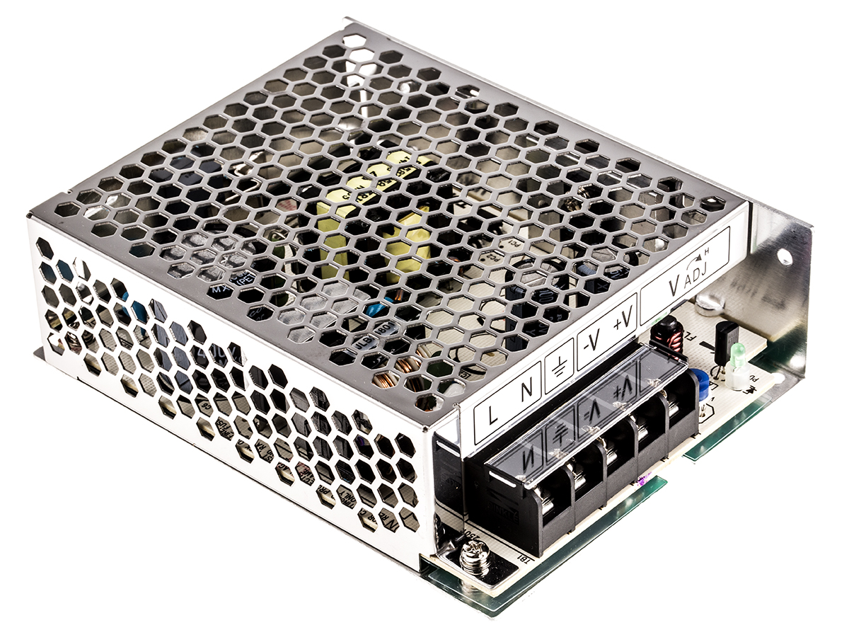 TDK-Lambda Switching Power Supply, LS75-24, 24V dc, 3.2A, 75W, 1 Output, 125 → 373 V dc, 88 → 264 V ac