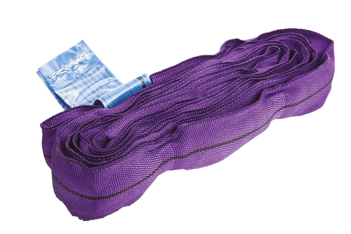 RS PRO 3m Purple Lifting Sling Round, 1t