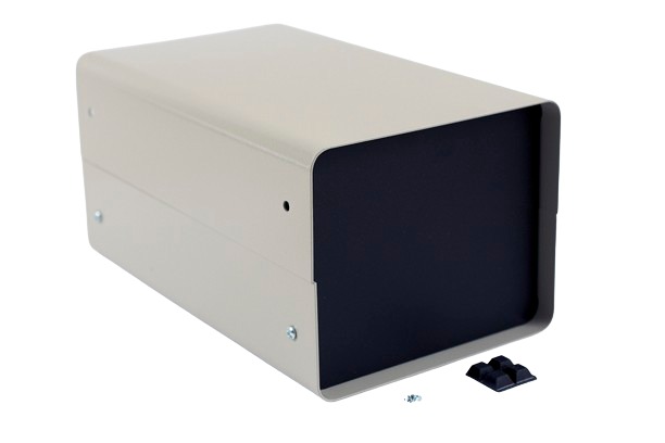 Hammond 1401 Grey, Aluminium & Steel Enclosure, 152 x 254 x 127mm