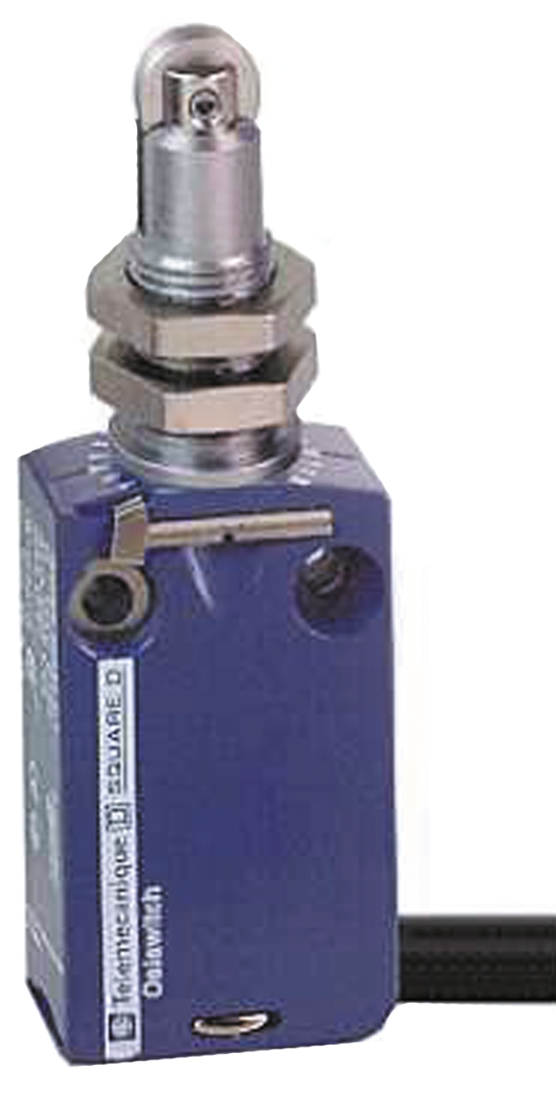 Telemecanique Sensors XCMD Series Roller Plunger Limit Switch, NO/NC, IP66, IP67, IP68, Zinc Alloy Housing, 400V ac