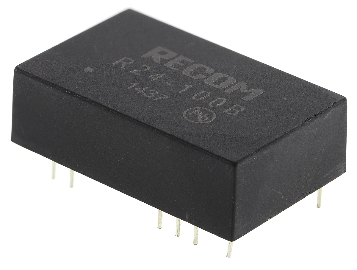 Recom DC-DC Converter, 55 → 135V dc/ 50mA Output, 21 → 27 V dc Input, 5W, Through Hole, +70°C Max Temp