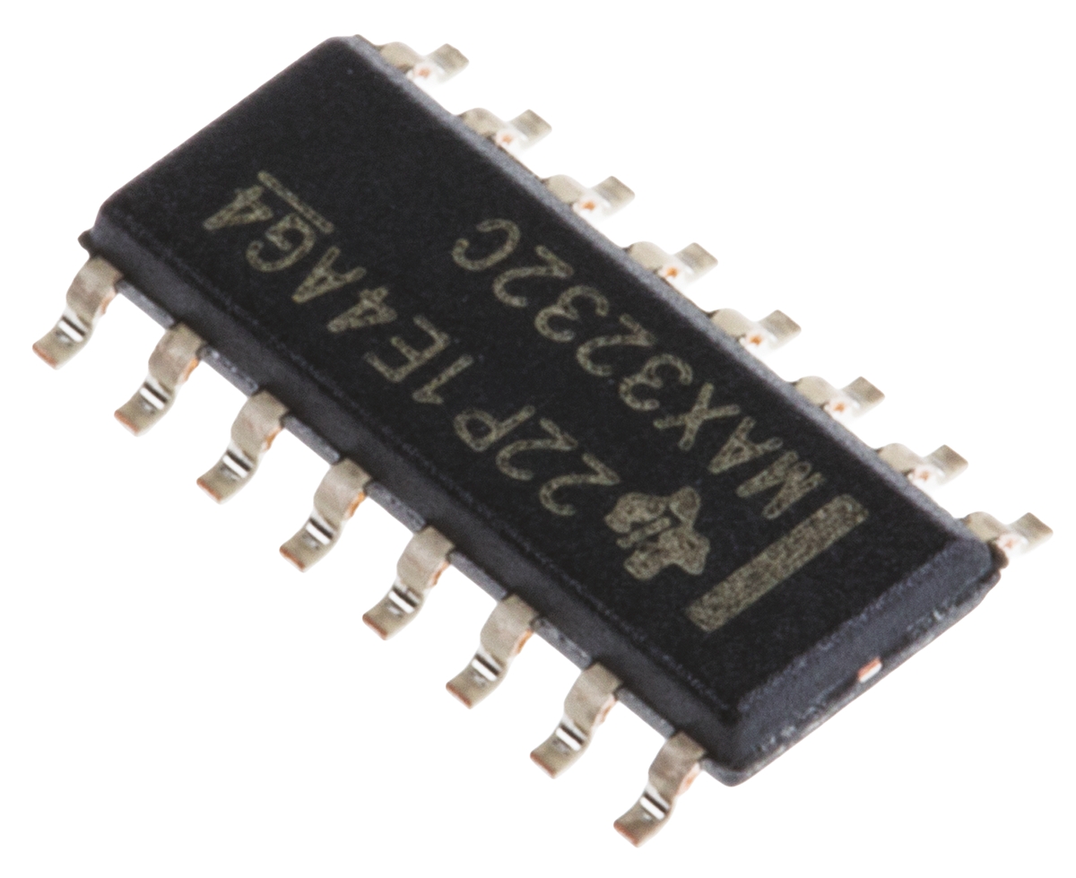 Texas Instruments MAX3232CDR Line Transceiver, 16-Pin SOIC