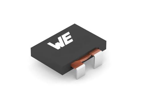 Wurth 1 μH ±20% Manganese Zinc Ferrite Leaded Inductor, Max SRF:38MHz, 33A Idc, WE-HCF