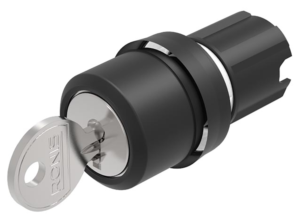 EAO Series 45 2-position Key Switch Head, Momentary