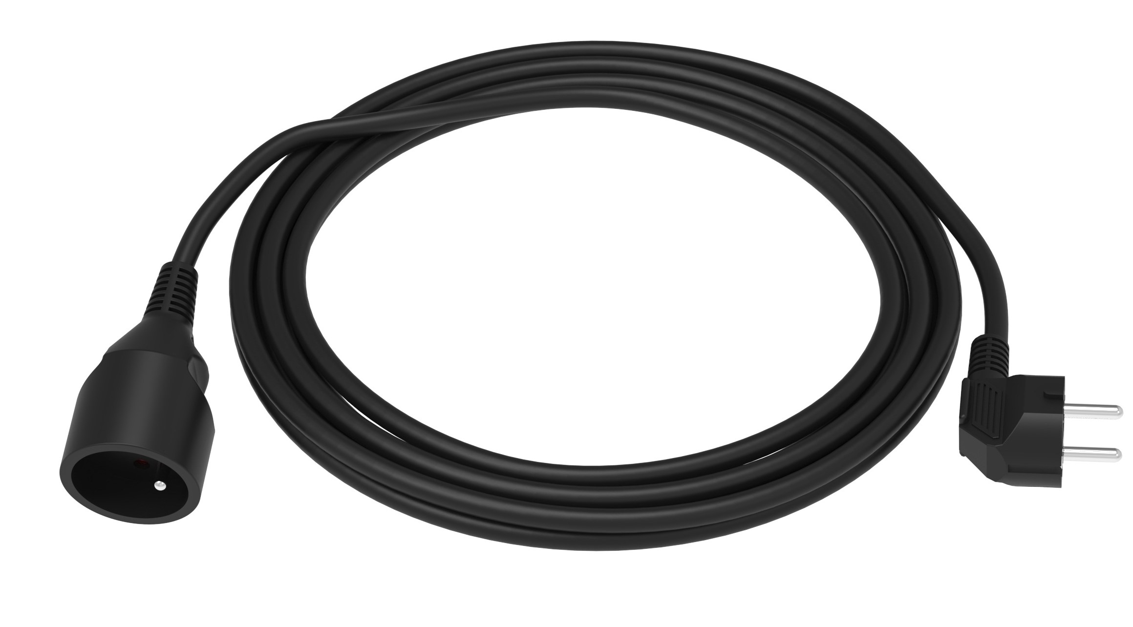 RS PRO 10m 1 Socket Type E - French Extension Lead, 230V, IP20