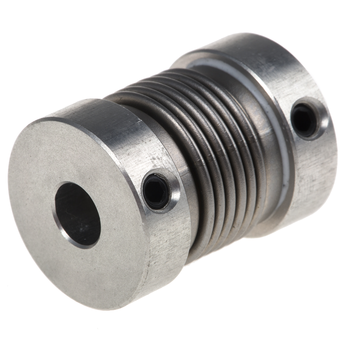 Huco Bellows Coupling, 16mm Outside Diameter, 5mm Bore, 21mm Length Coupler
