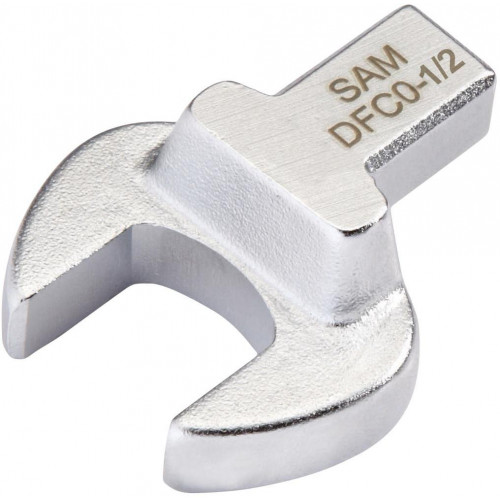 SAM DFC0 Series Open Ended Insert Torque End-Fitting, 9/16 in, 9 x 12mm Insert, Satin Finish