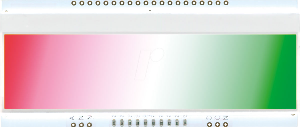 Display Visions Green, Red, White Display Backlight, LED 94 x 40mm