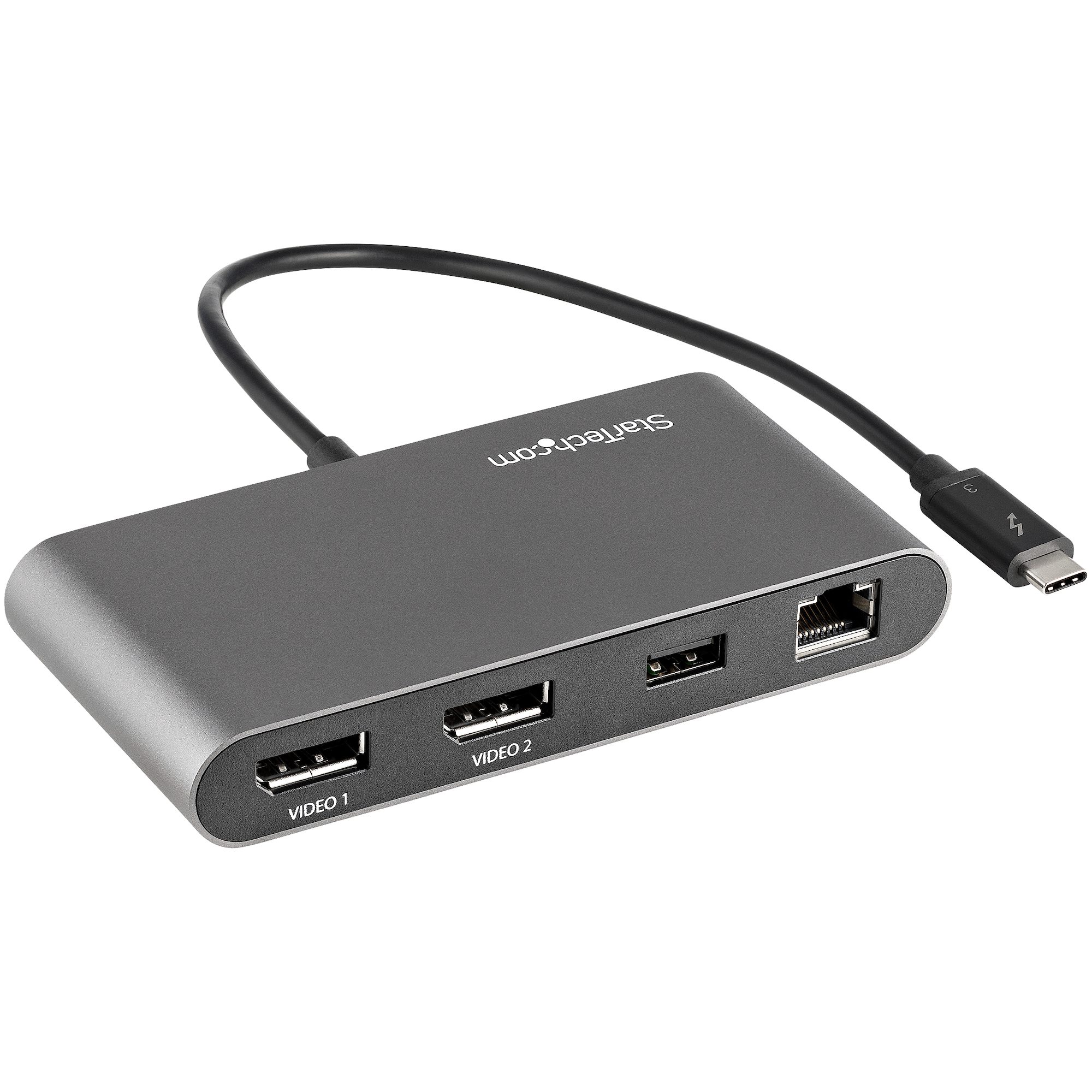StarTech.com Dual Monitor 5K Thunderbolt 3 Docking Station with DisplayPort - 1 x USB ports, USB A, USB C