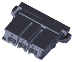 TE Connectivity, Dynamic 5000 Female Connector Housing, 10.16mm Pitch, 3 Way, 1 Row