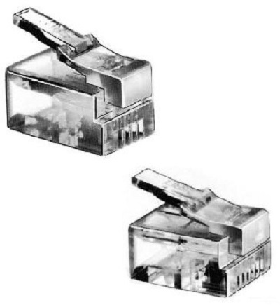 Hirose TM-P Series Male RJ11 Connector, Cable Mount 6 -Way