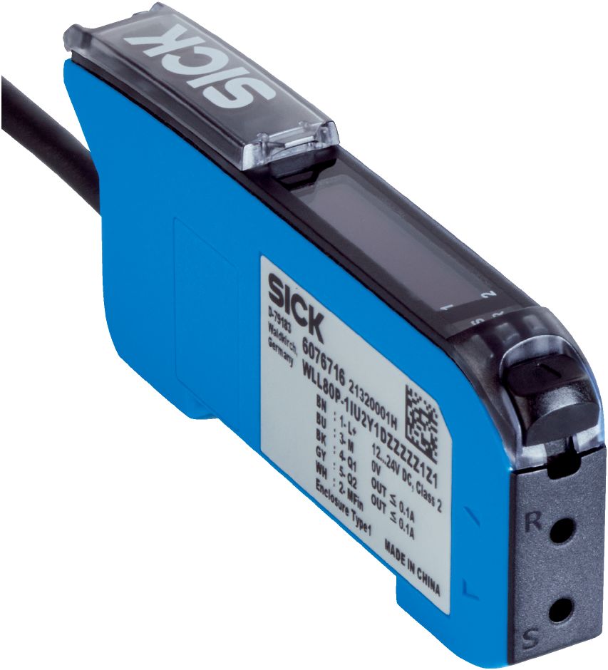 SICK Fibre Optic Sensor, PNP/NPN Output, IP54, 12 → 24 V dc