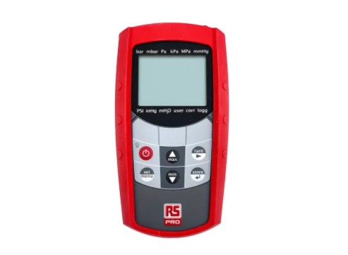 RS PRO RS MH 5130 + RS MSD 10 BRE Absolute Manometer With 1 Pressure Port/s, Max Pressure Measurement 1000bar With RS