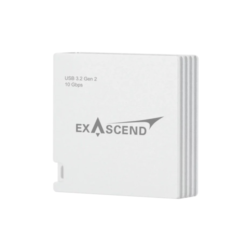 Exascend 2 port USB 3.2 External Memory Card Reader for ExpressCard Memory Cards