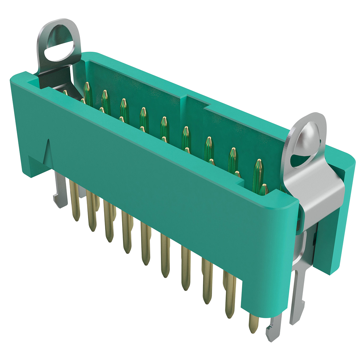 HARWIN Gecko Series Straight Through Hole PCB Header, 16 Contact(s), 1.25 mm Pitch, 2 Row, Shrouded
