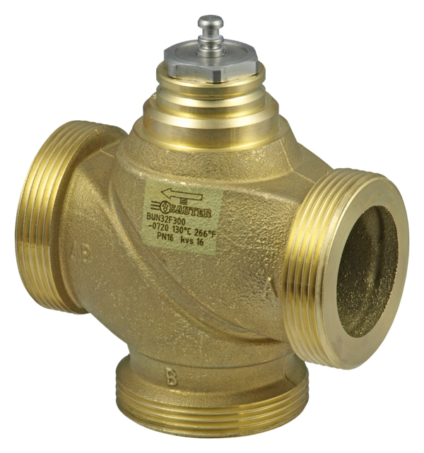 SAUTER REGULATION 3 port Motorised Valve, DN20 Pipe Size, 16 bar