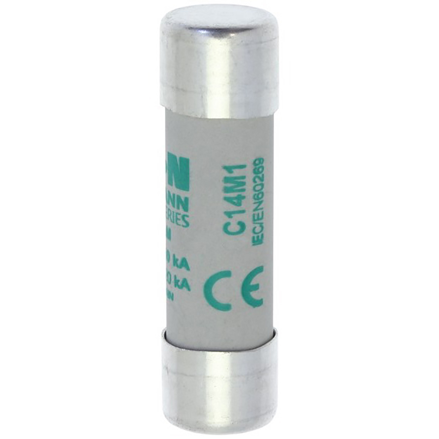Eaton 1A Ceramic Cartridge Fuse, 14 x 51mm