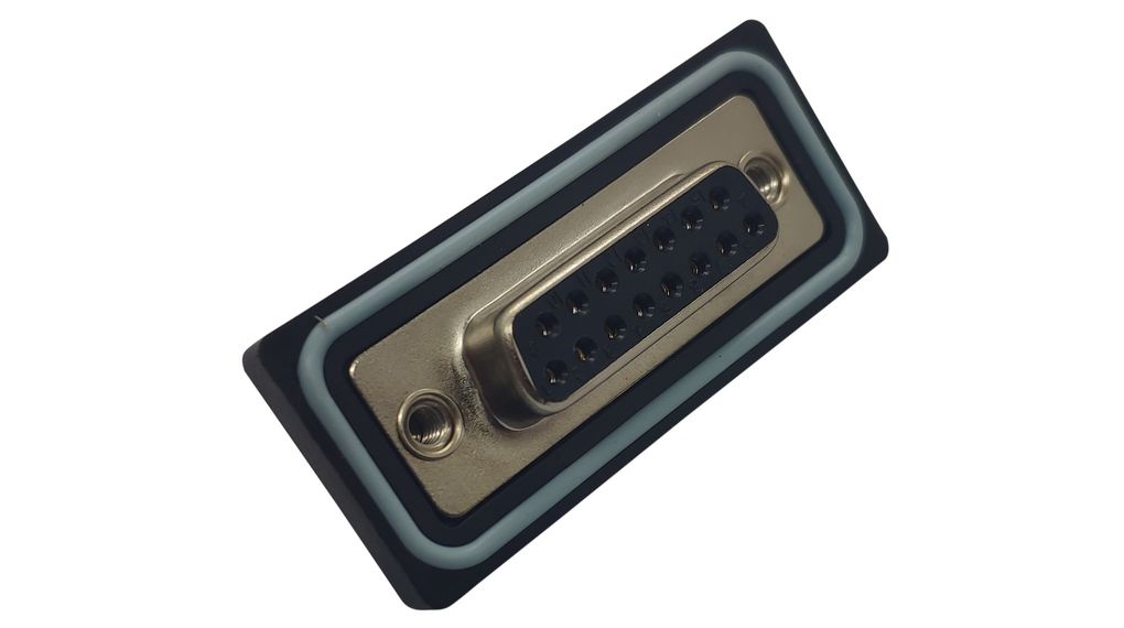 RND RND 205 15 Way Solder Mount D-sub Connector Socket, with Screw Locks