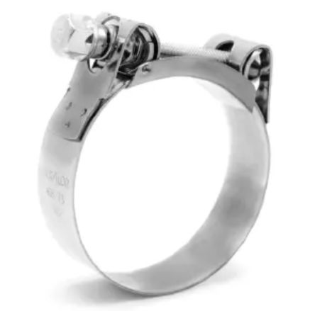 MIKALOR Stainless Steel Bolt Head Hose Clamp, 20mm Band Width, 31 → 34mm ID