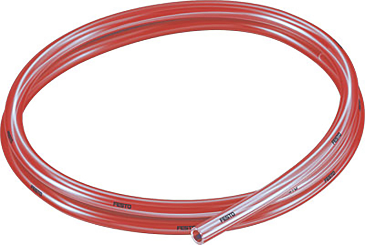 Festo Compressed Air Pipe Red Polyurethane 8mm x 50m PUN-H-T Series, 8048695