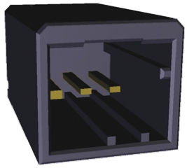 TE Connectivity Dynamic 2000 Series Straight Through Hole PCB Header, 3 Contact(s), 2.5 mm Pitch, 1 Row, Shrouded