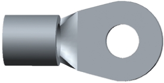 TE Connectivity, SOLISTRAND Uninsulated Ring Terminal, M5 Stud Size, 6.6mm² to 10.5mm² Wire Size