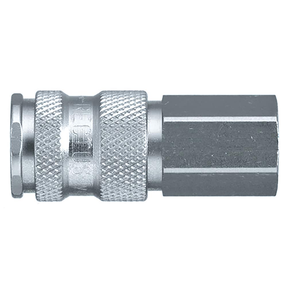 Legris Stainless Steel Female Pneumatic Quick Connect Coupling, BSPP 1/8 in Female 23mm Female Thread