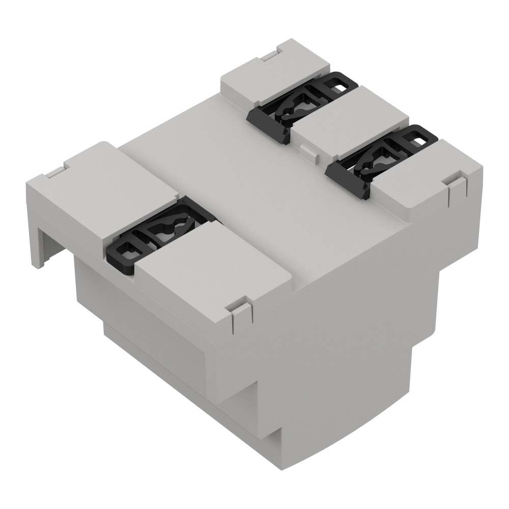 RS PRO DIN Rail Enclosure Enclosure Type, 89.8 x 71.6 x 65.2mm, ABS DIN Rail Enclosure