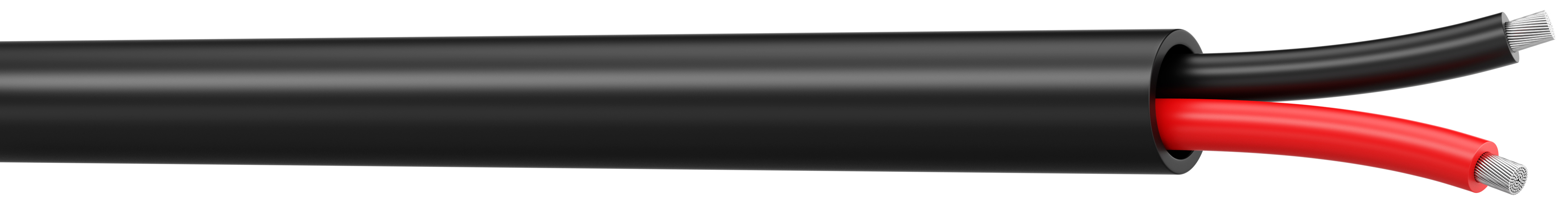 S2Ceb-Groupe Cae 2 Core Speaker Cable, 2.5 mm² CSA, 7.4mm od, 200m, Black