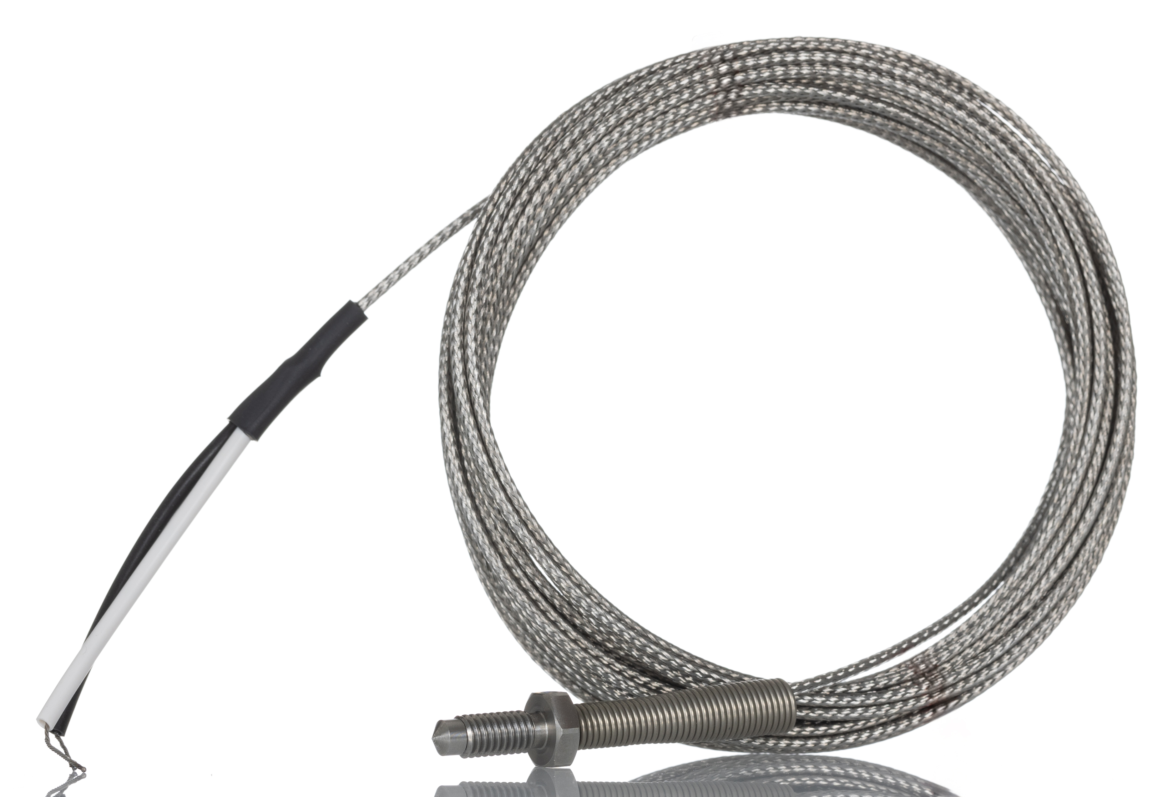 RS PRO Type K Nozzle Thermocouple 2m Length, M6 x 1mm Diameter, -60°C → +350°C