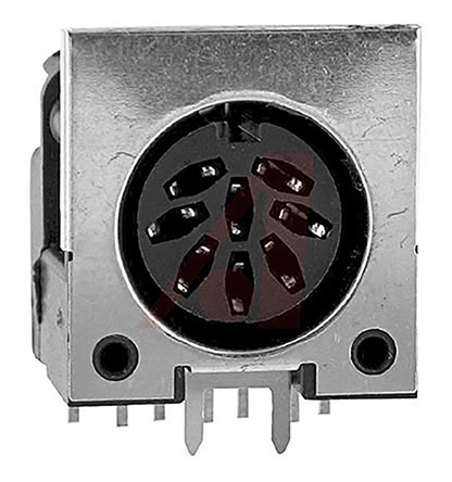 Switchcraft, 62PC 8 Pole Right Angle Din, 3A, 34 V dc, Female, PCB Mount